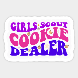 Girls Cookie Dealer Scout For Cookie scouting lover Women Sticker